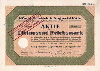 König Friedrich August-Hütte AG