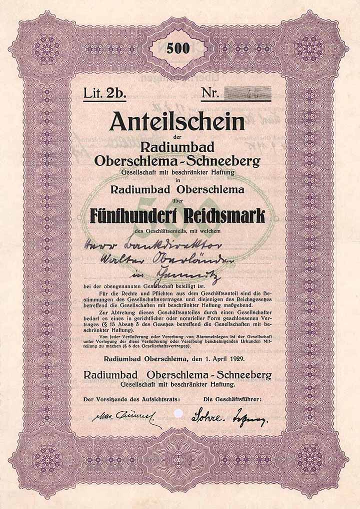 Radiumbad Oberschlema-Schneeberg GmbH