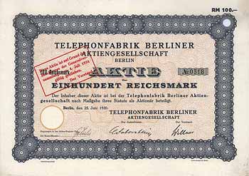 Telephonfabrik Berliner AG
