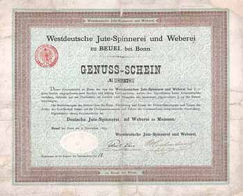 Westdeutsche Jute-Spinnerei und Weberei