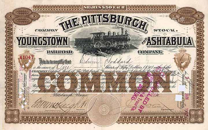 Pittsburgh, Youngstown & Ashtabula Railroad