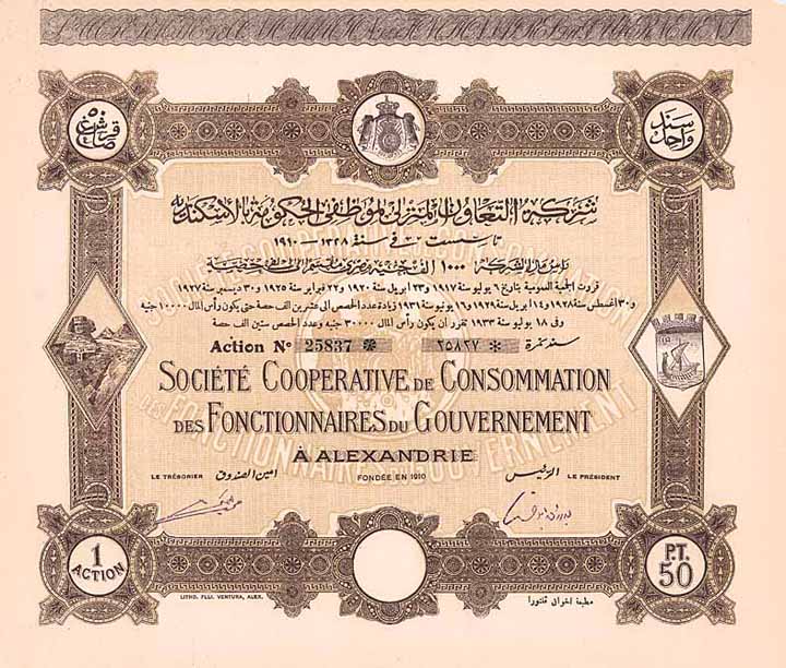 Soc. Cooperative de Consommation des Fonctionnaires du Gouvernement