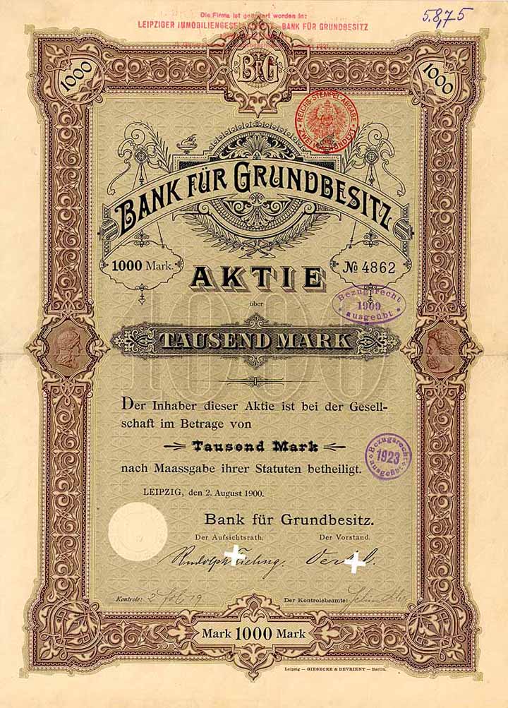 Bank für Grundbesitz