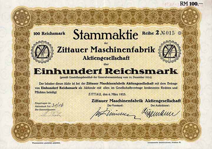 Zittauer Maschinenfabrik AG