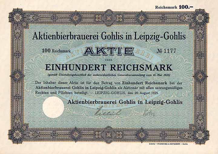 Aktienbierbrauerei Gohlis