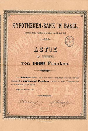 Hypotheken-Bank in Basel