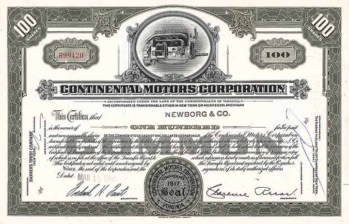 Continental Motors Corp.