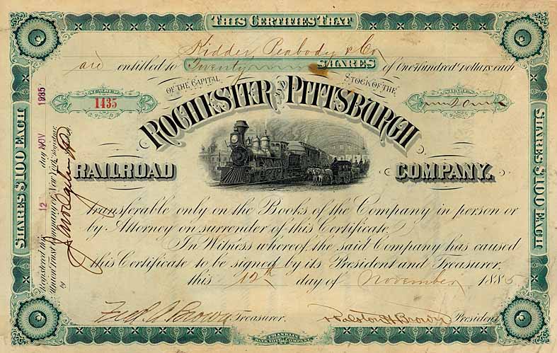 Rochester & Pittsburgh Railroad
