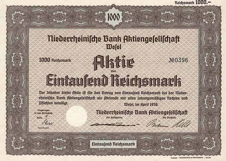 Niederrheinische Bank AG