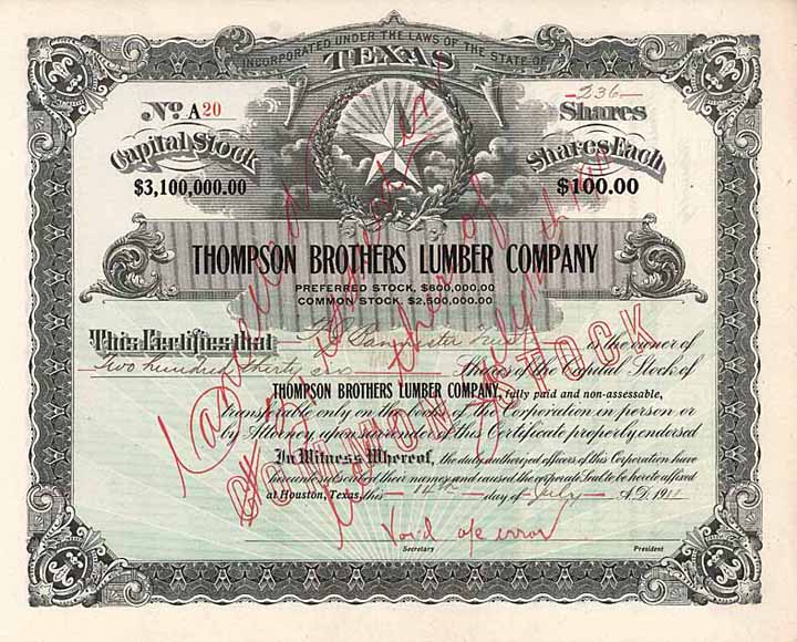 Thompson Brothers Lumber Co.