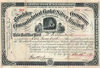 Boulder Consolidated Gold and Silver Mining Co.