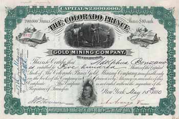 Colorado Prince Gold Mining Co.