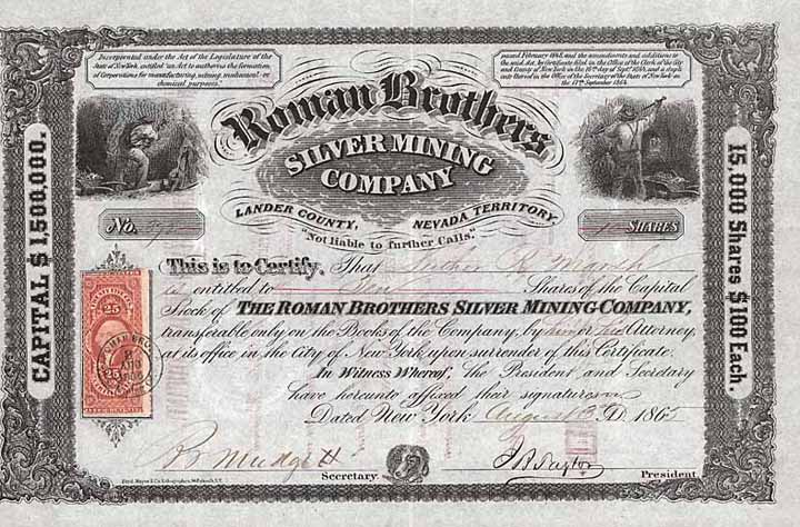 Roman Brothers Silver Mining Co.