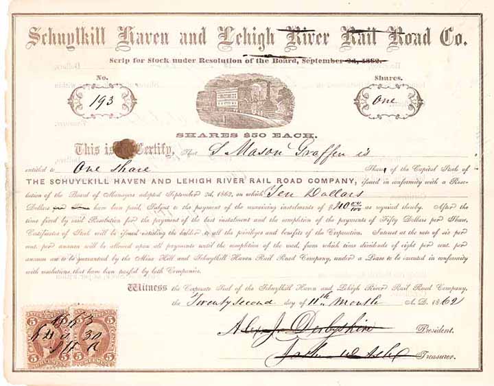 Schuylkill Haven and Lehigh River Railroad