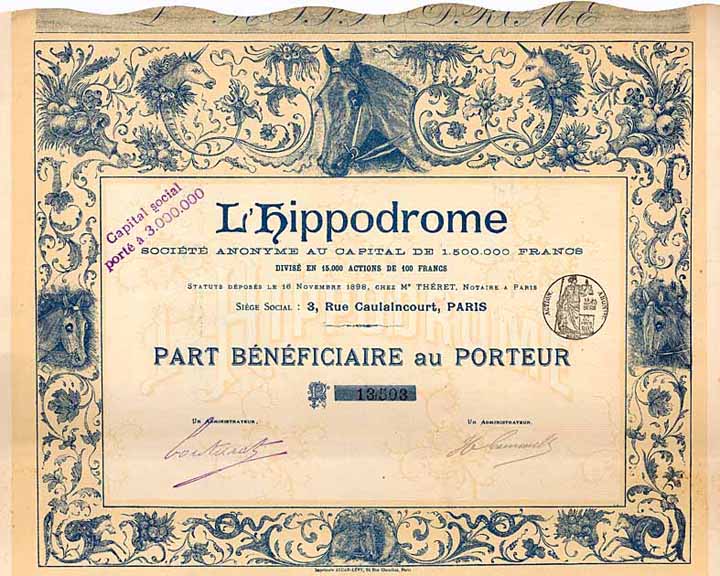 L'Hippodrome S.A.