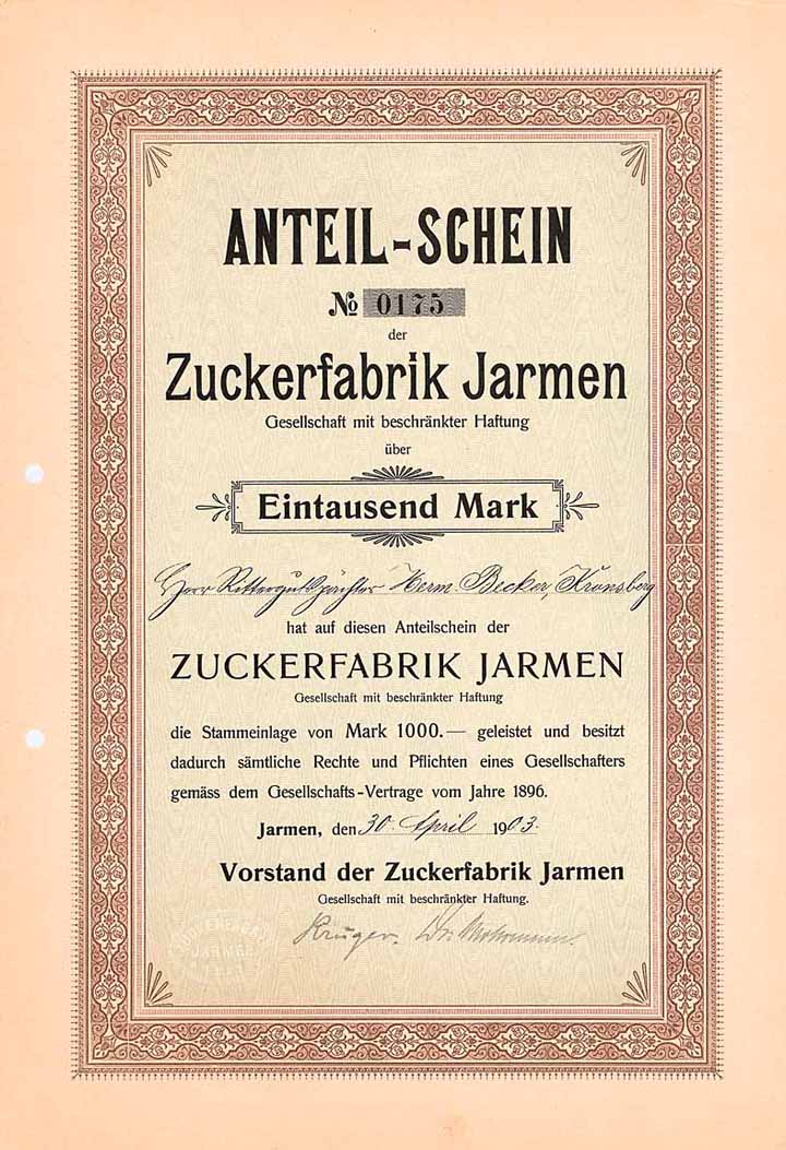 Zuckerfabrik Jarmen GmbH