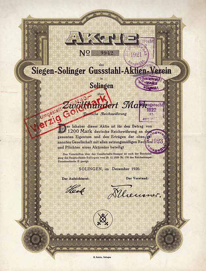 Siegen-Solinger Gussstahl-Aktien-Verein