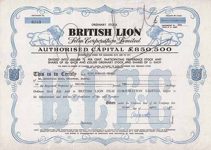 British Lion Film Corp.