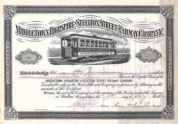 Middletown, Highspire & Steelton Street Railway