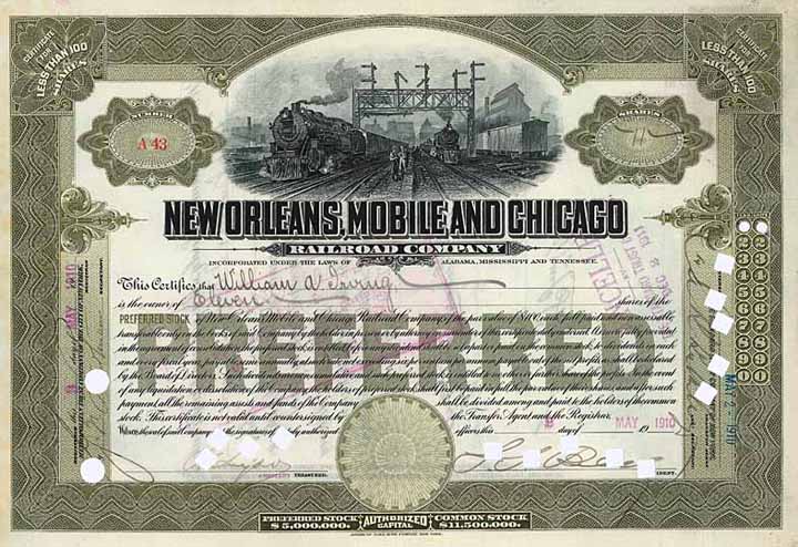 New Orleans, Mobile & Chicago Railroad