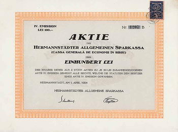 Hermannstädter Allgemeine Sparkassa