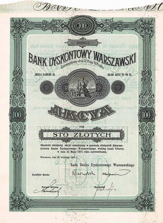 Bank Dyskontowy Warszawski (Warschauer Disconto-Bank)
