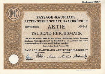 Passage-Kaufhaus AG