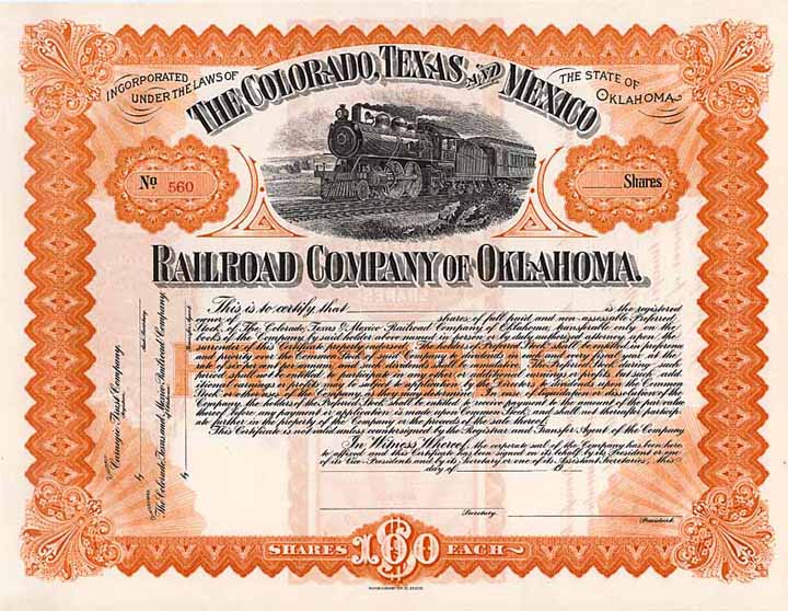 Colorado, Texas & Mexico Railroad Co. of Oklahoma