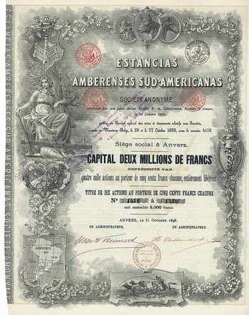Estancias Amberenses Sud-Americanas S.A.