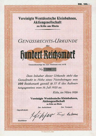 Vereinigte Westdeutsche Kleinbahnen AG