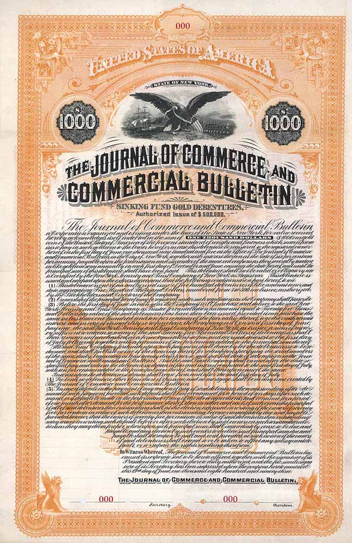 Journal of Commerce and Commercial Bulletin