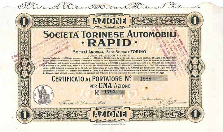 Societa Torinese Automobili „RAPID“ S.A.