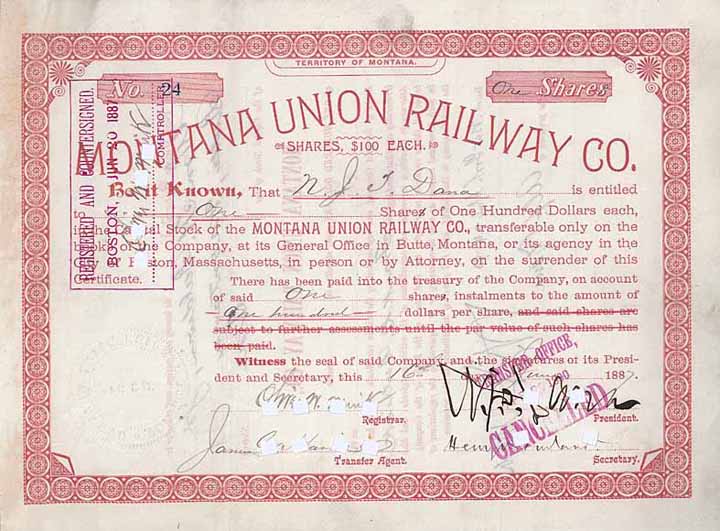 Montana Union Railway