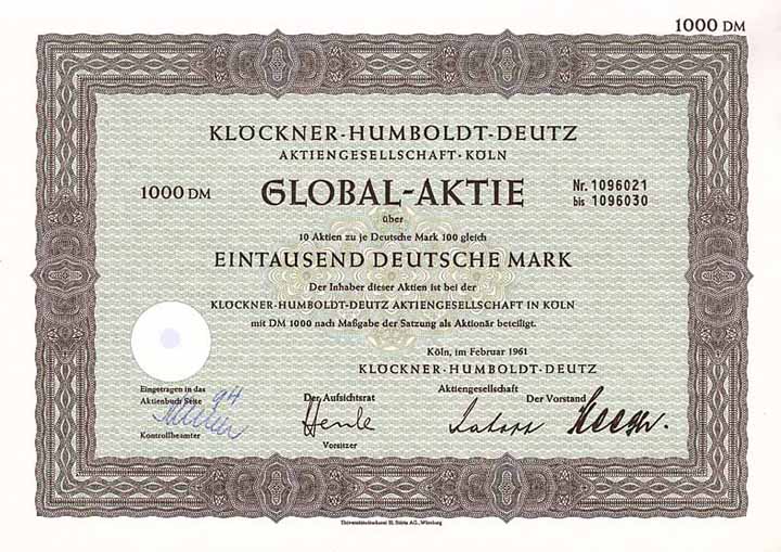 Klöckner-Humboldt-Deutz AG