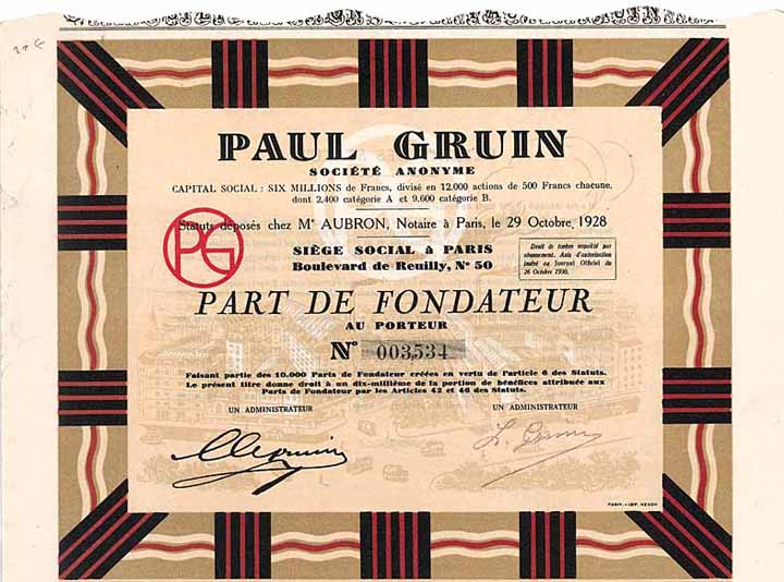 Paul Gruin S.A.