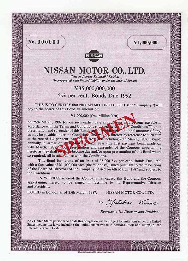 Nissan Motor Company Ltd.