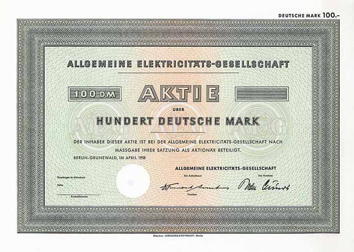 Allgemeine Elektricitäts-Gesellschaft