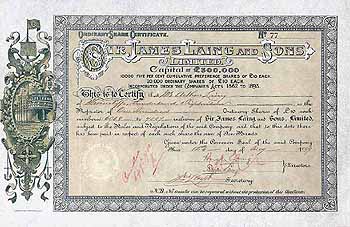 Sir James Laing & Sons Ltd.