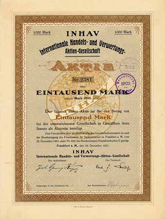 INHAV Internationale Handels- und Verwertungs AG