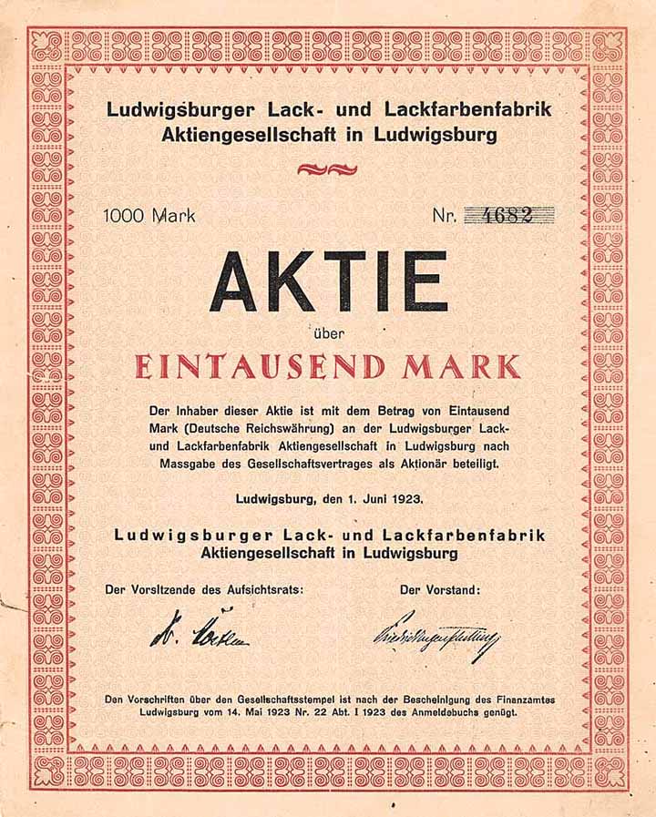 Ludwigsburger Lack- und Lackfarbenfabrik AG