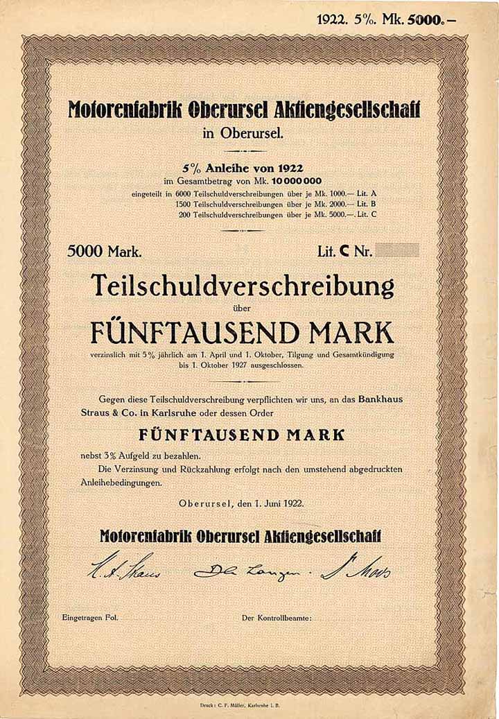 Motorenfabrik Oberursel AG