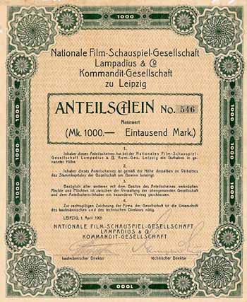 Nationale Film-Schauspiel-Gesellschaft Lampadius & Co. KGaA