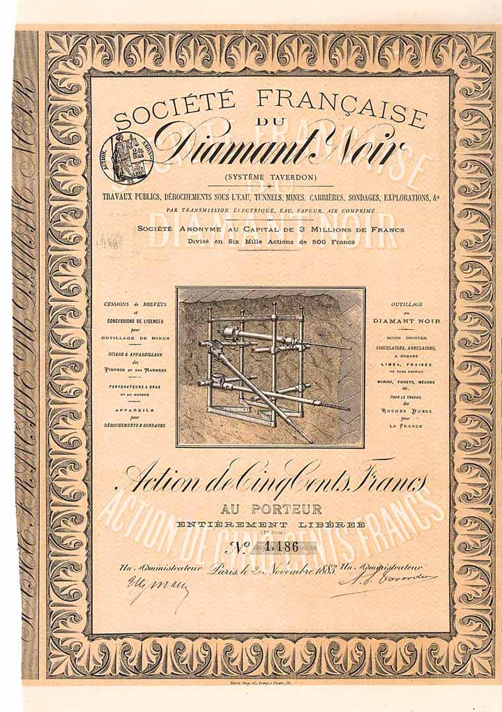 Soc. Francaise du Diamant Noir (Systeme Taverdon)