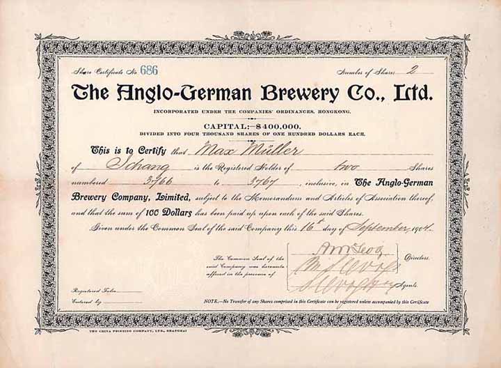 Anglo-German Brewery Co.