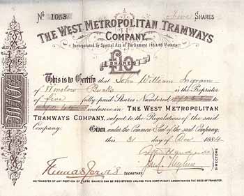 West Metropolitan Tramways Co.