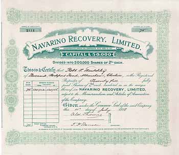 Navarino Recovery, Ltd.