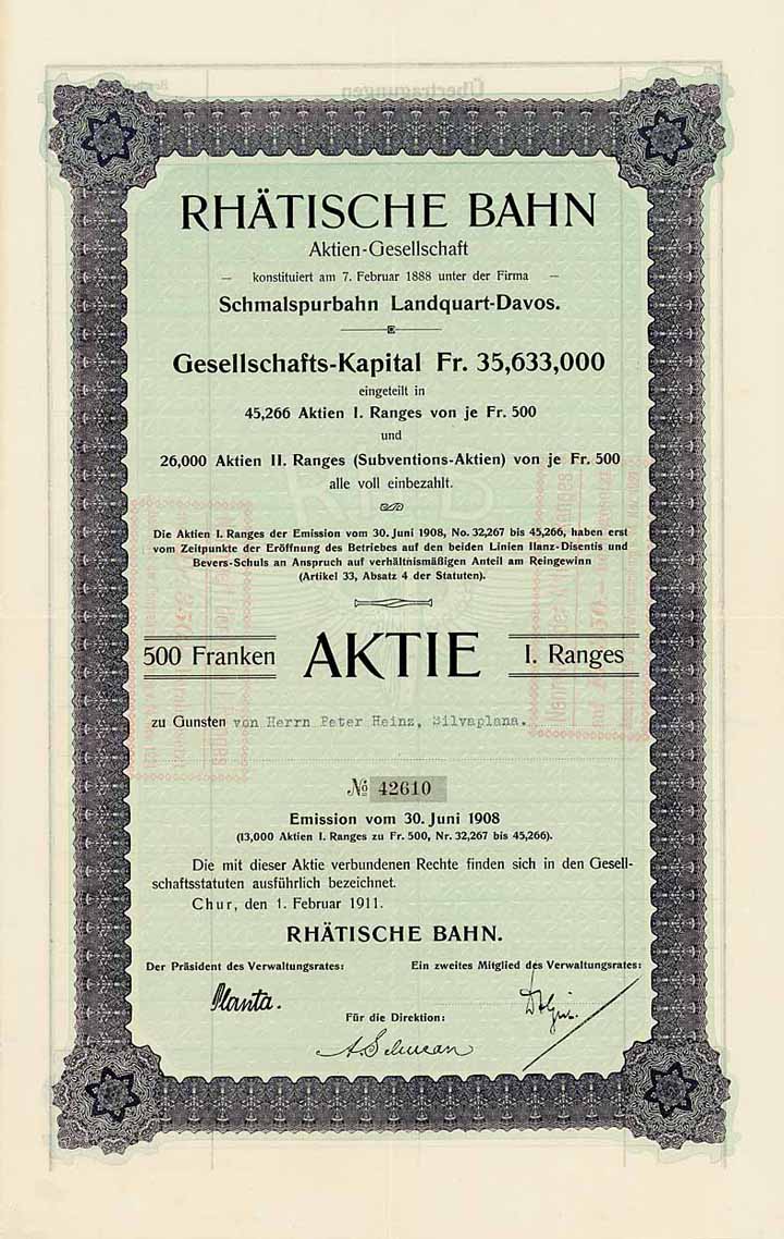 Rhätische Bahn A.-G.