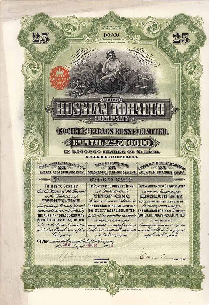 Russian Tobacco Co. Ltd.