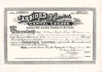 Carbides Ltd.