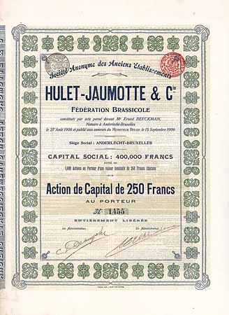 S.A. des Anciens Etablissements Hulet-Jaumotte & Cie.